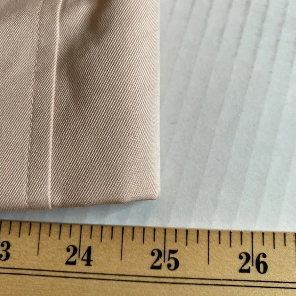 Burberry Women’s Hooded Pink Trench Lined Coat Belted Cotton US 8 Quiet Luxury - Picture 12 of 16